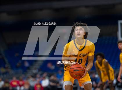 Thumbnail 1 in Stafford vs Oak Cliff Faith Family Academy (UIL 4A Basketball Semifinal) photogallery.
