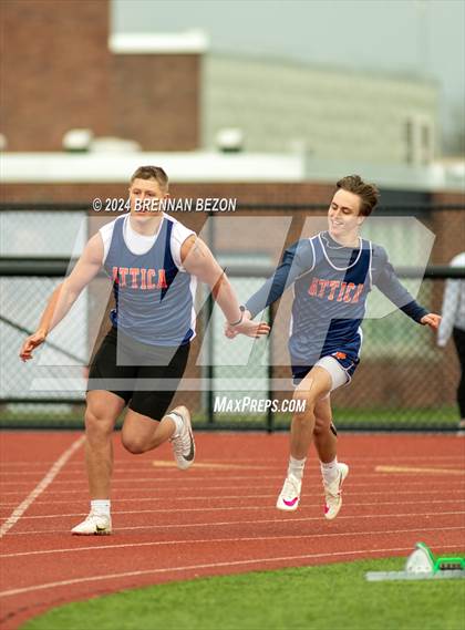 Thumbnail 1 in Attica League Meet photogallery.