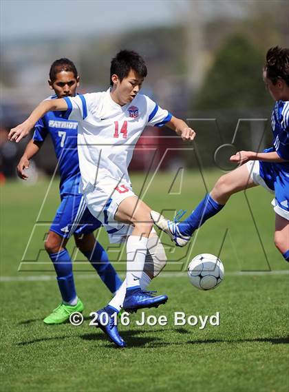 Thumbnail 3 in Page vs. Memphis University (Southern Soccer Challenge Invitational Tournament) photogallery.