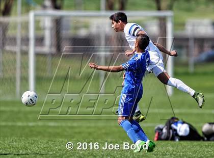 Thumbnail 3 in Page vs. Memphis University (Southern Soccer Challenge Invitational Tournament) photogallery.