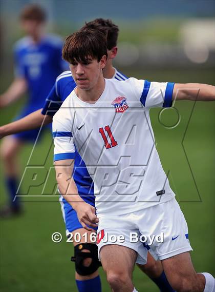 Thumbnail 2 in Page vs. Memphis University (Southern Soccer Challenge Invitational Tournament) photogallery.