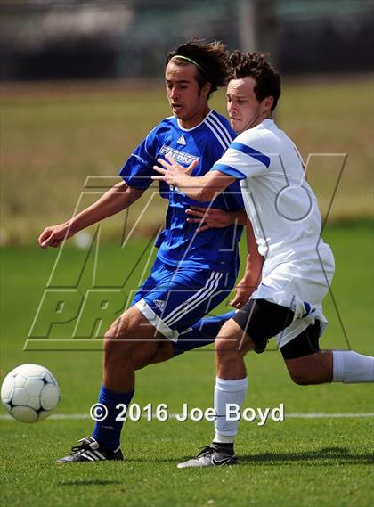 Thumbnail 2 in Page vs. Memphis University (Southern Soccer Challenge Invitational Tournament) photogallery.
