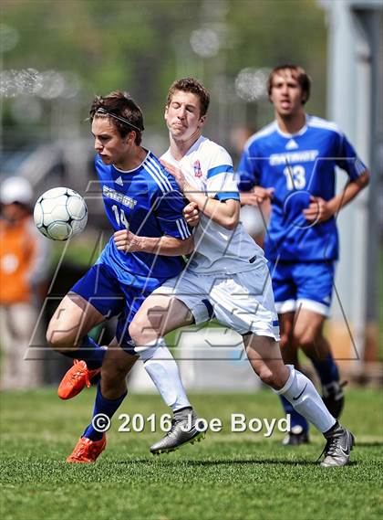 Thumbnail 2 in Page vs. Memphis University (Southern Soccer Challenge Invitational Tournament) photogallery.