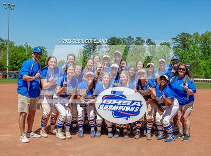Thumbnail 1 in West Laurens vs Haralson County (GHSA Slowpitch Final) photogallery.