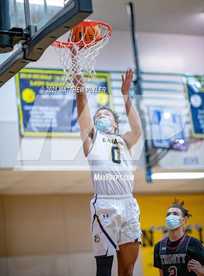 Thumbnail 3 in Trinity Christian vs Northwood Temple Academy (Quarter-Finals NCISAA 2A State Tournament) photogallery.