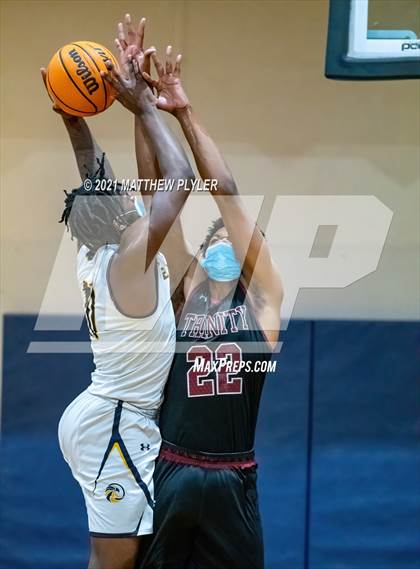 Thumbnail 3 in Trinity Christian vs Northwood Temple Academy (Quarter-Finals NCISAA 2A State Tournament) photogallery.