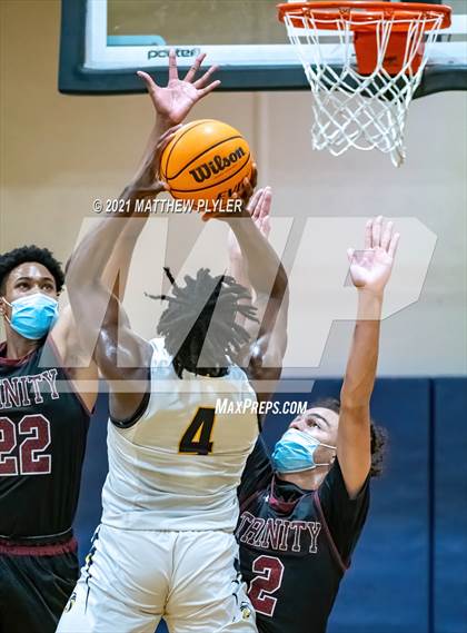 Thumbnail 2 in Trinity Christian vs Northwood Temple Academy (Quarter-Finals NCISAA 2A State Tournament) photogallery.