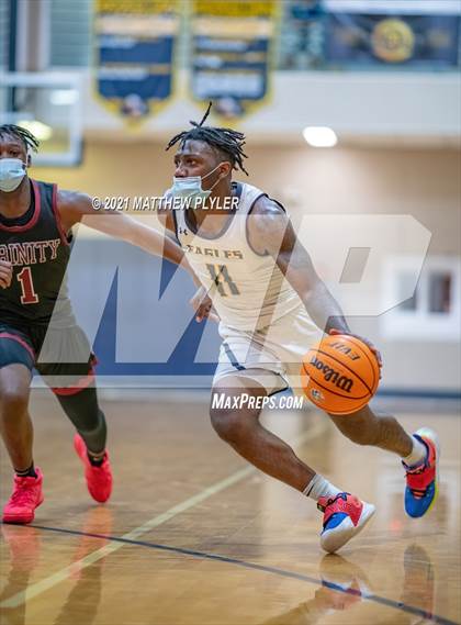 Thumbnail 2 in Trinity Christian vs Northwood Temple Academy (Quarter-Finals NCISAA 2A State Tournament) photogallery.