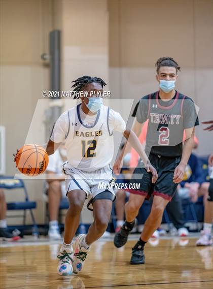 Thumbnail 2 in Trinity Christian vs Northwood Temple Academy (Quarter-Finals NCISAA 2A State Tournament) photogallery.