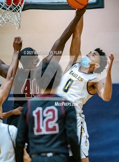 Thumbnail 1 in Trinity Christian vs Northwood Temple Academy (Quarter-Finals NCISAA 2A State Tournament) photogallery.