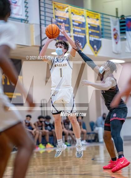 Thumbnail 3 in Trinity Christian vs Northwood Temple Academy (Quarter-Finals NCISAA 2A State Tournament) photogallery.