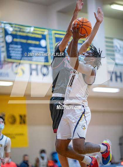 Thumbnail 1 in Trinity Christian vs Northwood Temple Academy (Quarter-Finals NCISAA 2A State Tournament) photogallery.