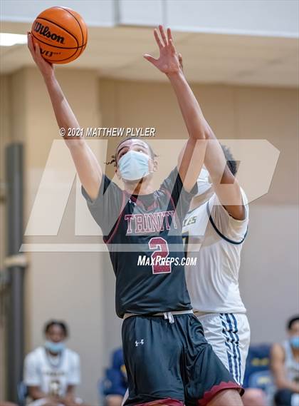 Thumbnail 3 in Trinity Christian vs Northwood Temple Academy (Quarter-Finals NCISAA 2A State Tournament) photogallery.