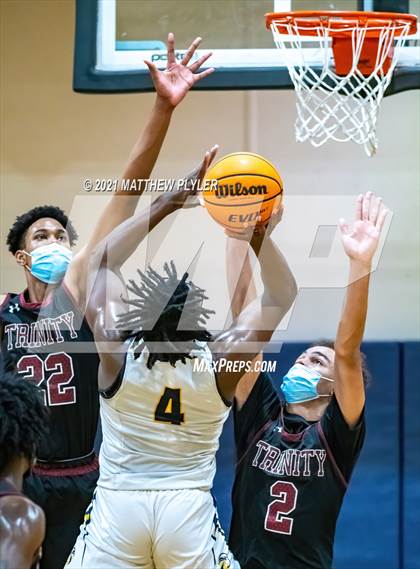 Thumbnail 3 in Trinity Christian vs Northwood Temple Academy (Quarter-Finals NCISAA 2A State Tournament) photogallery.
