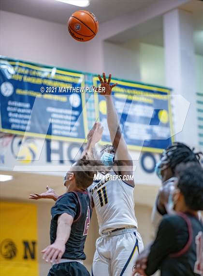Thumbnail 1 in Trinity Christian vs Northwood Temple Academy (Quarter-Finals NCISAA 2A State Tournament) photogallery.
