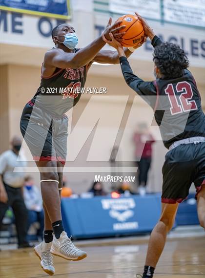 Thumbnail 2 in Trinity Christian vs Northwood Temple Academy (Quarter-Finals NCISAA 2A State Tournament) photogallery.