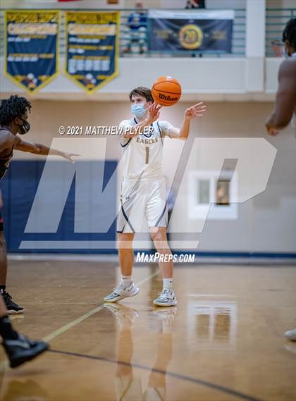 Thumbnail 1 in Trinity Christian vs Northwood Temple Academy (Quarter-Finals NCISAA 2A State Tournament) photogallery.