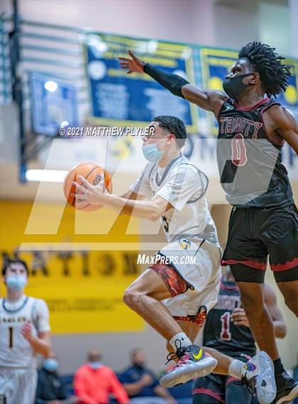 Thumbnail 2 in Trinity Christian vs Northwood Temple Academy (Quarter-Finals NCISAA 2A State Tournament) photogallery.