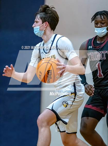 Thumbnail 3 in Trinity Christian vs Northwood Temple Academy (Quarter-Finals NCISAA 2A State Tournament) photogallery.