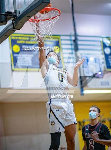 Thumbnail 1 in Trinity Christian vs Northwood Temple Academy (Quarter-Finals NCISAA 2A State Tournament) photogallery.