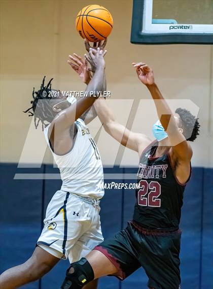 Thumbnail 2 in Trinity Christian vs Northwood Temple Academy (Quarter-Finals NCISAA 2A State Tournament) photogallery.