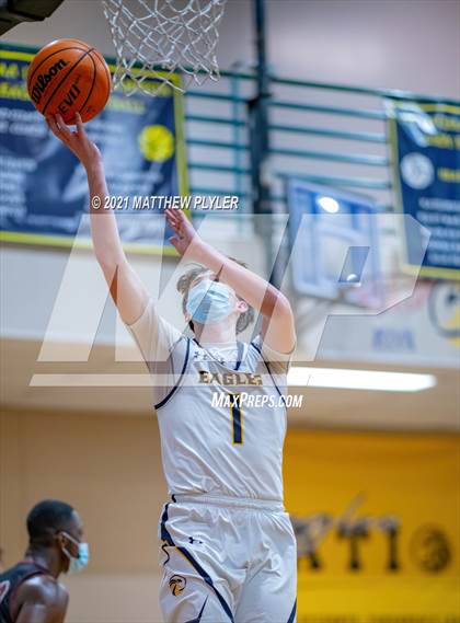 Thumbnail 3 in Trinity Christian vs Northwood Temple Academy (Quarter-Finals NCISAA 2A State Tournament) photogallery.