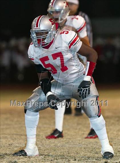 Thumbnail 2 in Palm Springs vs. Rancho Verde (CIF SS Central Division Final) photogallery.