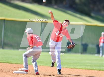 Thumbnail 3 in Manor New Tech vs. Travis (AISD Tournament) photogallery.