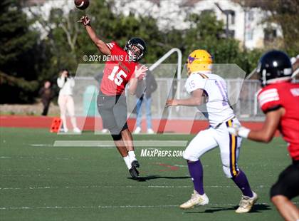 Thumbnail 2 in Middletown @ Salesian College Preparatory (CIF NCS D6 Playoffs) photogallery.