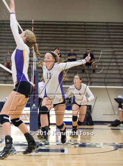 Thumbnail 3 in Holy Cross vs McAllen (SAISD Tournament) photogallery.