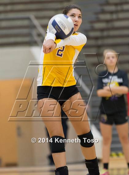Thumbnail 3 in Holy Cross vs McAllen (SAISD Tournament) photogallery.