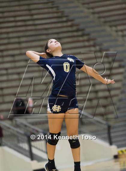 Thumbnail 3 in Holy Cross vs McAllen (SAISD Tournament) photogallery.