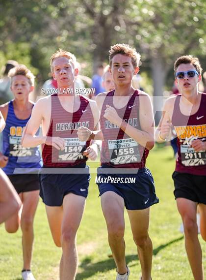 Thumbnail 2 in Timpanogos XC Invitational Frosh/Soph (morning) photogallery.