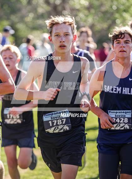Thumbnail 2 in Timpanogos XC Invitational Frosh/Soph (morning) photogallery.