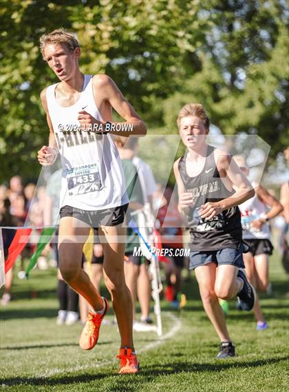 Thumbnail 1 in Timpanogos XC Invitational Frosh/Soph (morning) photogallery.