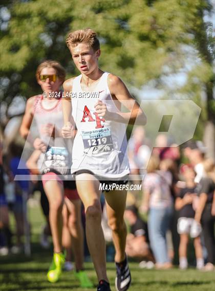 Thumbnail 1 in Timpanogos XC Invitational Frosh/Soph (morning) photogallery.
