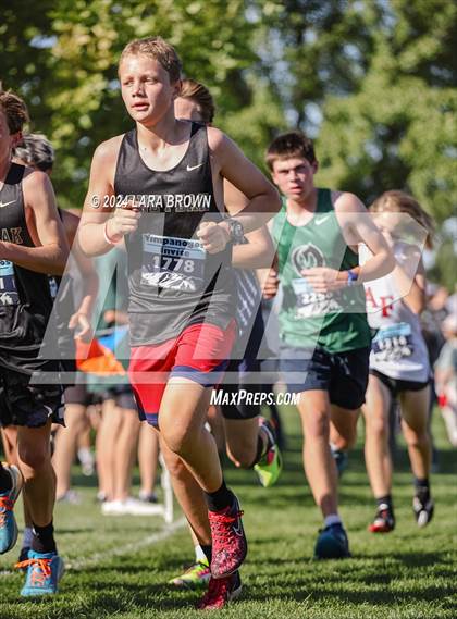 Thumbnail 1 in Timpanogos XC Invitational Frosh/Soph (morning) photogallery.