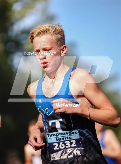 Thumbnail 1 in Timpanogos XC Invitational Frosh/Soph (morning) photogallery.