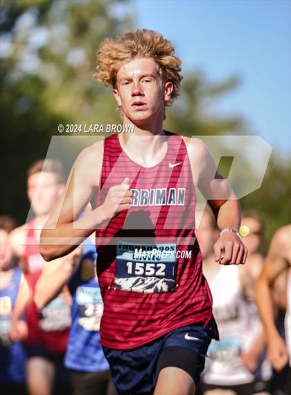 Thumbnail 1 in Timpanogos XC Invitational Frosh/Soph (morning) photogallery.