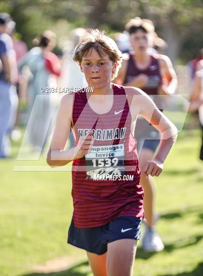 Thumbnail 3 in Timpanogos XC Invitational Frosh/Soph (morning) photogallery.