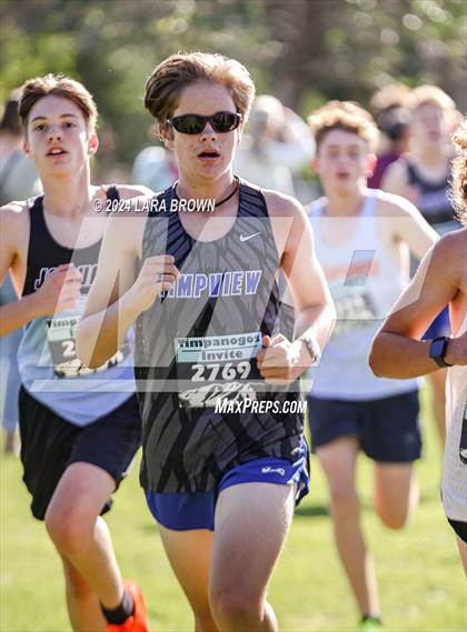 Thumbnail 3 in Timpanogos XC Invitational Frosh/Soph (morning) photogallery.