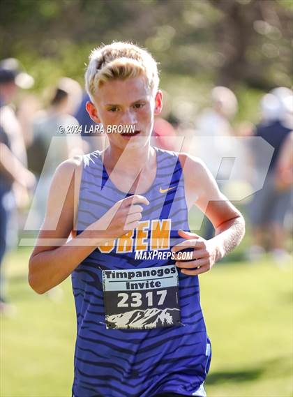 Thumbnail 2 in Timpanogos XC Invitational Frosh/Soph (morning) photogallery.