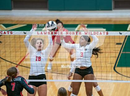 Thumbnail 3 in Lawrence North vs Rock Creek Academy (LN Wildcat Invitational) photogallery.