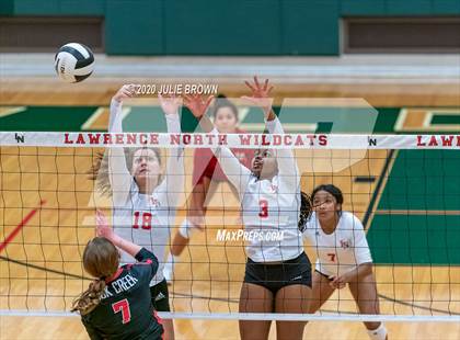 Thumbnail 1 in Lawrence North vs Rock Creek Academy (LN Wildcat Invitational) photogallery.