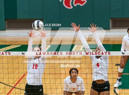 Thumbnail 3 in Lawrence North vs Rock Creek Academy (LN Wildcat Invitational) photogallery.