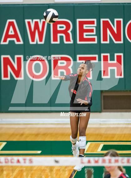 Thumbnail 3 in Lawrence North vs Rock Creek Academy (LN Wildcat Invitational) photogallery.