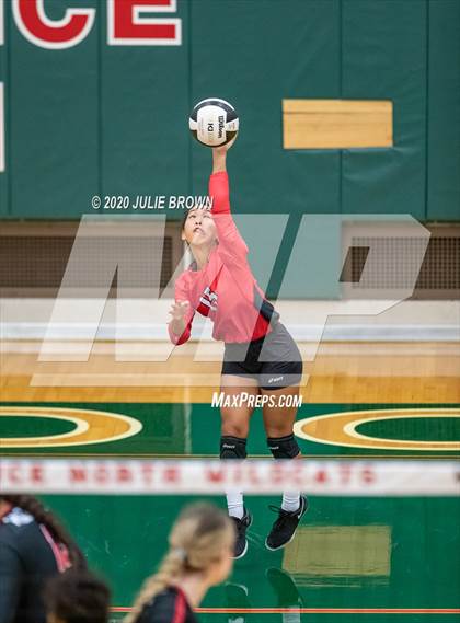 Thumbnail 1 in Lawrence North vs Rock Creek Academy (LN Wildcat Invitational) photogallery.