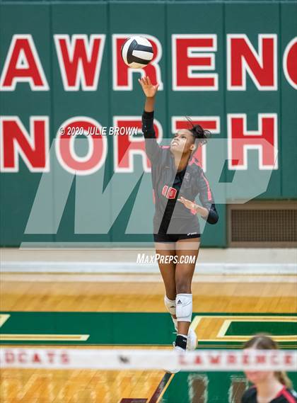 Thumbnail 2 in Lawrence North vs Rock Creek Academy (LN Wildcat Invitational) photogallery.