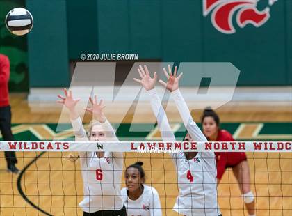 Thumbnail 3 in Lawrence North vs Rock Creek Academy (LN Wildcat Invitational) photogallery.