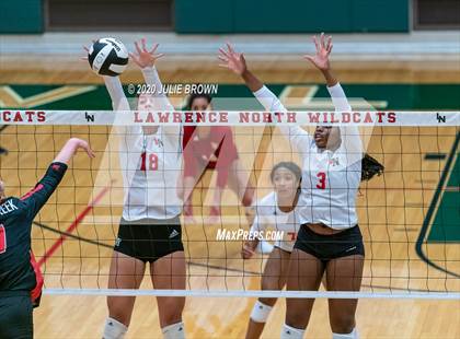 Thumbnail 1 in Lawrence North vs Rock Creek Academy (LN Wildcat Invitational) photogallery.